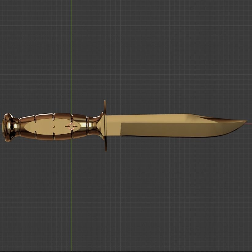 Kife 3d model Low-poly 3D model_5