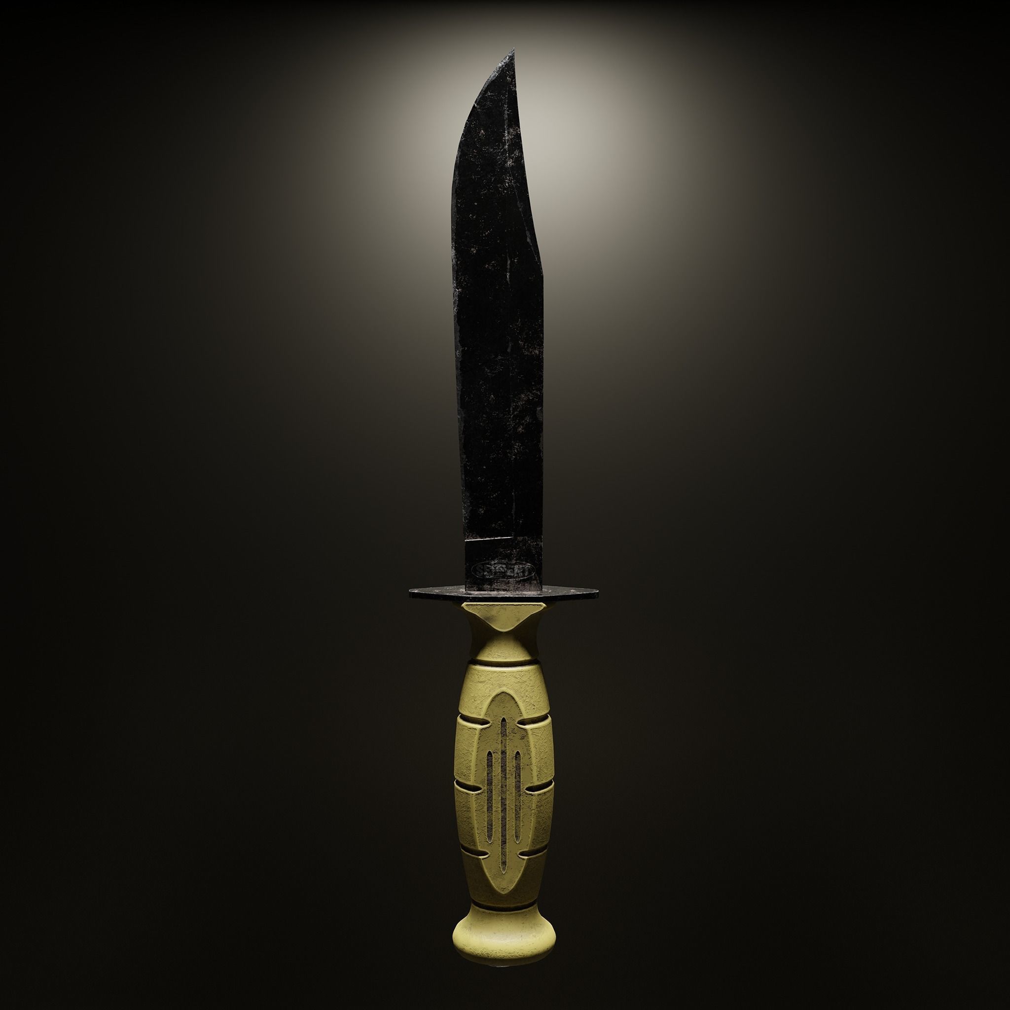 Kife 3d model Low-poly 3D model_0