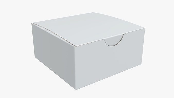 Gift box paper 01 3D model