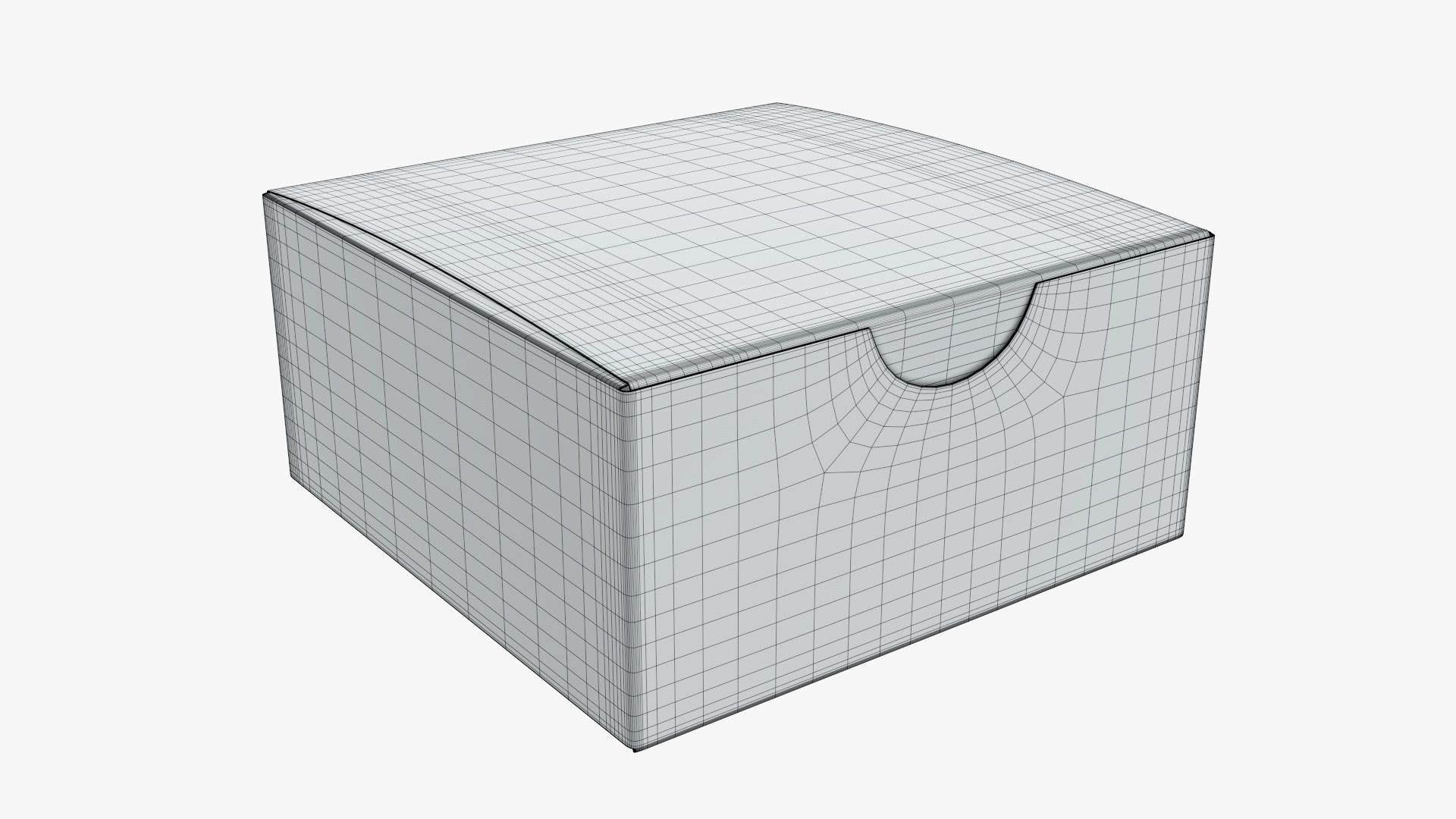 Gift box paper 01 3D model_3
