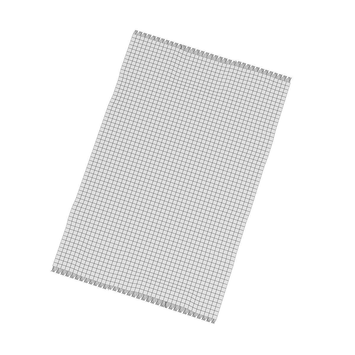 Carpet 3 afghan rug 3D model_3