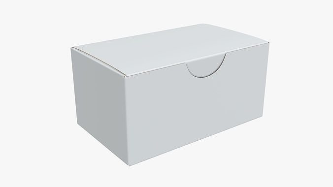 Gift box paper 02 3D model