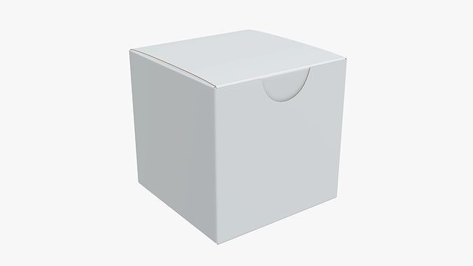 Gift box paper 03 3D model