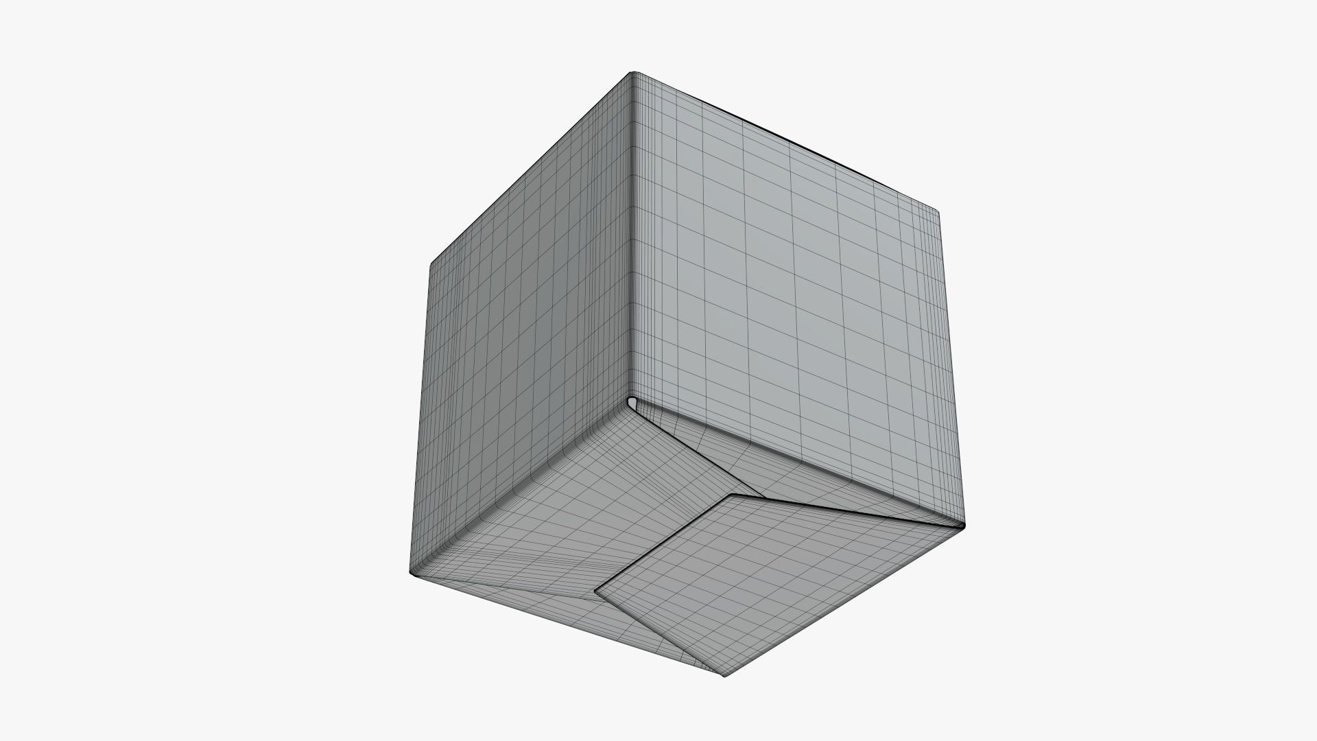 Gift box paper 03 3D model_5