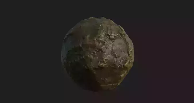 Rough rock ground 4K PBR texture material
