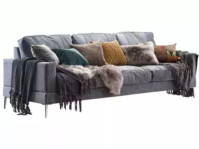 Capri sofa 258 cm 3D model