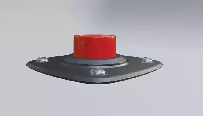big danger button 3D model