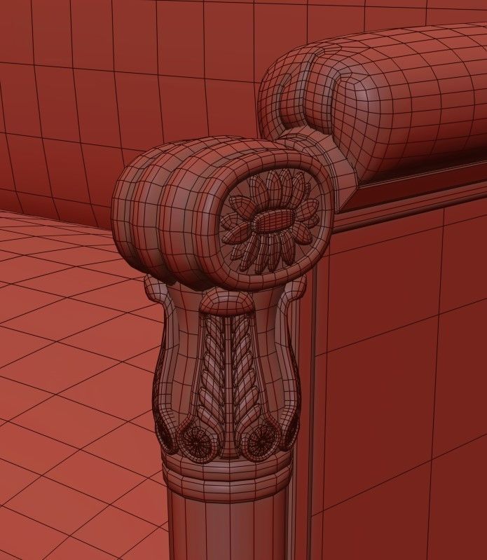 Benoit Marcion Sofa 3D model_3