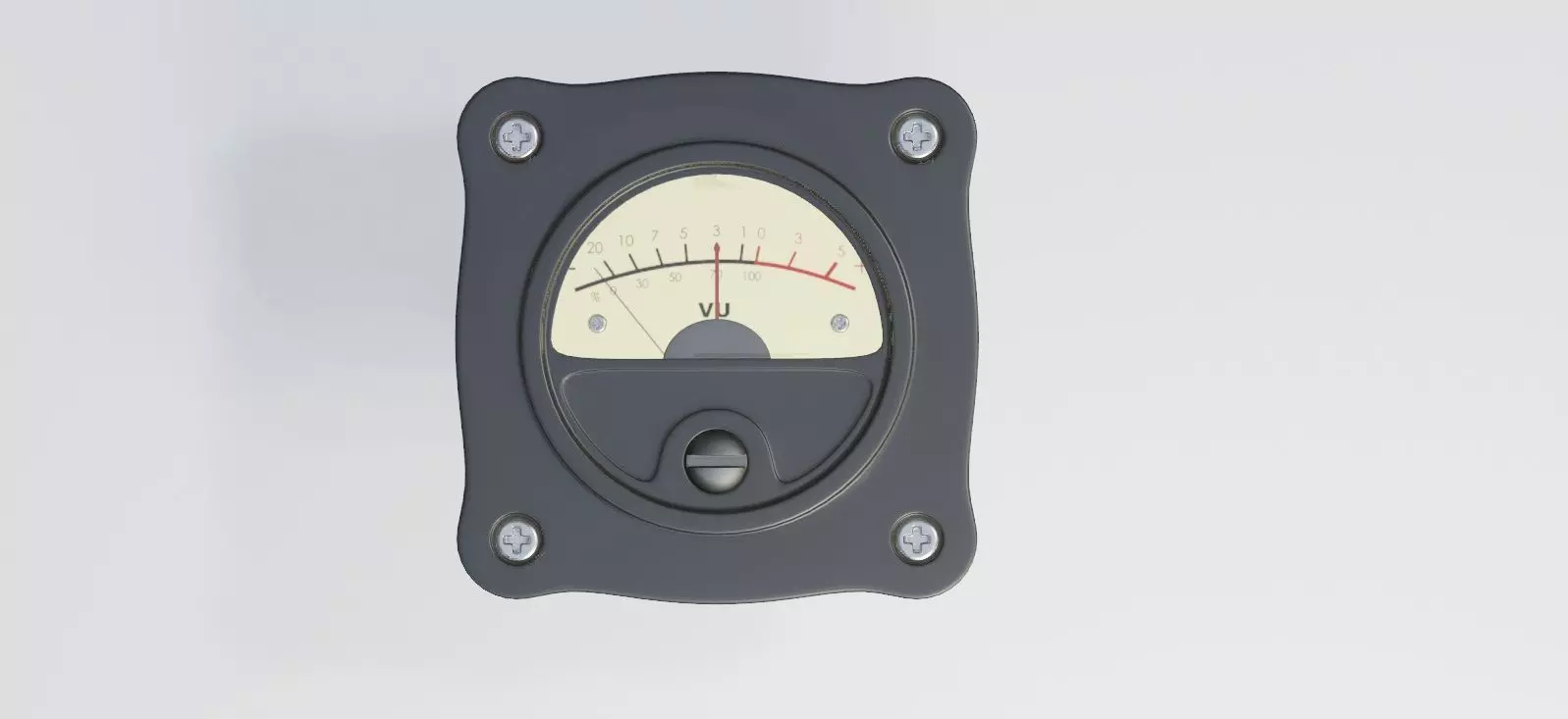 electronic meter 3D model_0