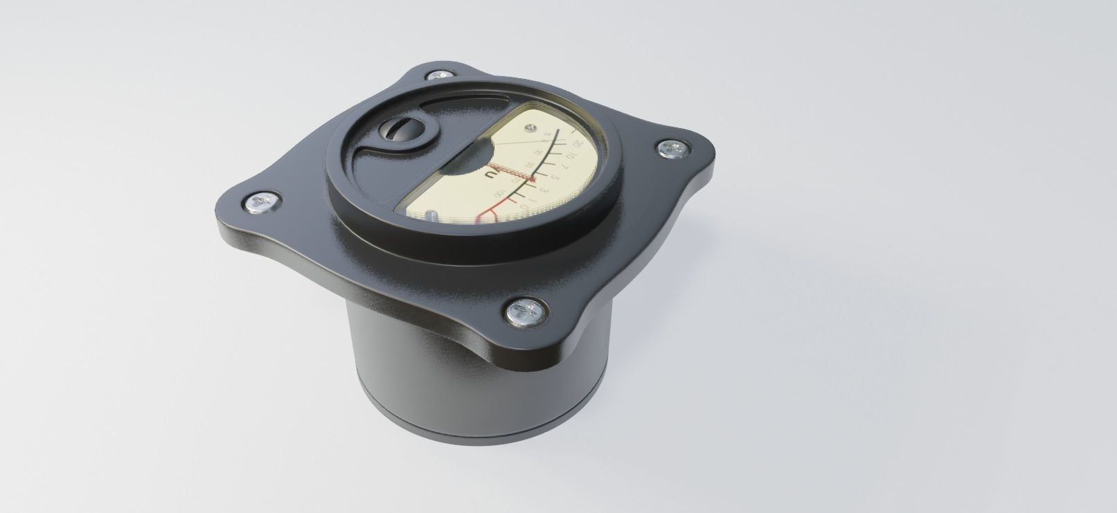 electronic meter 3D model_1