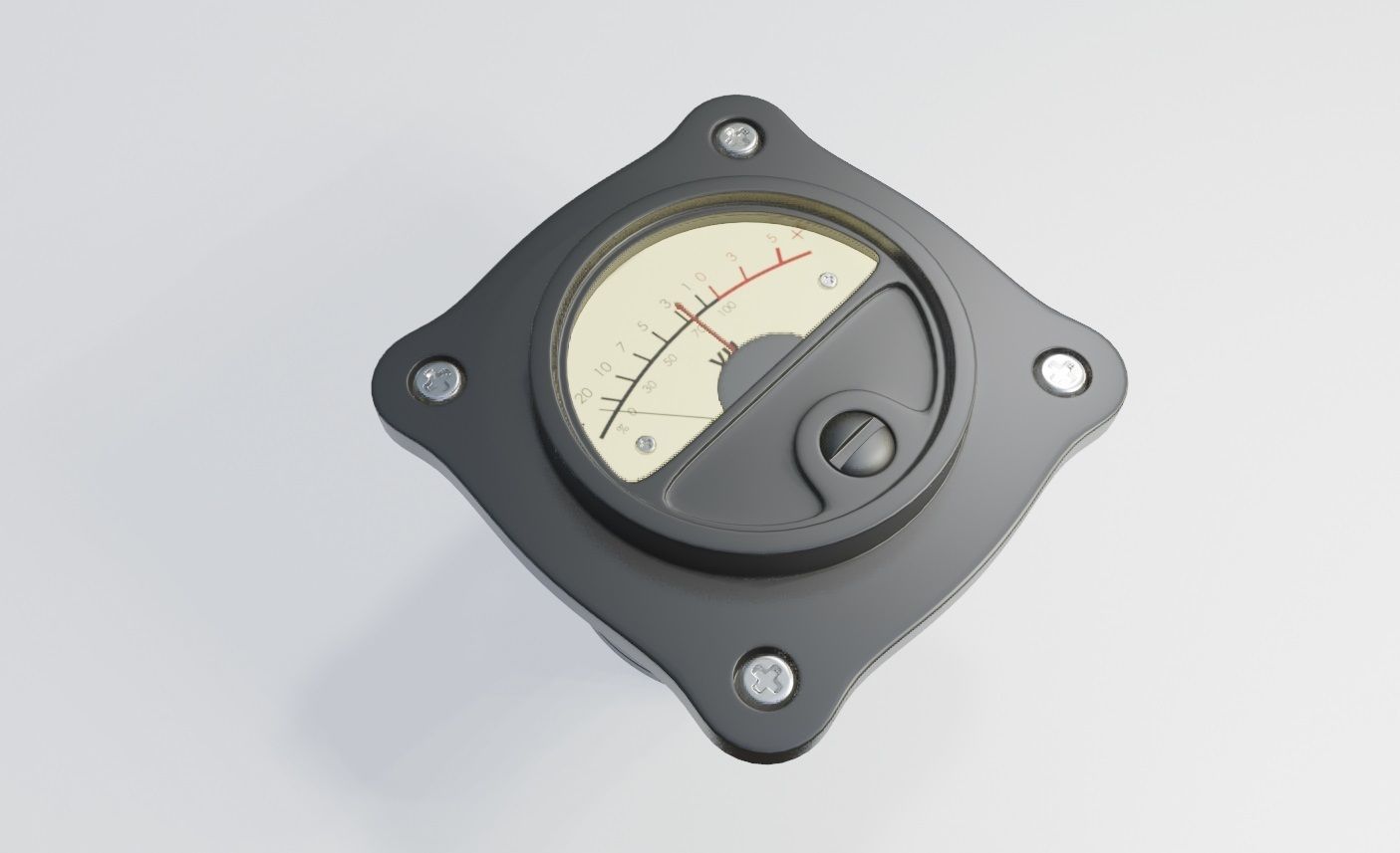 electronic meter 3D model_6