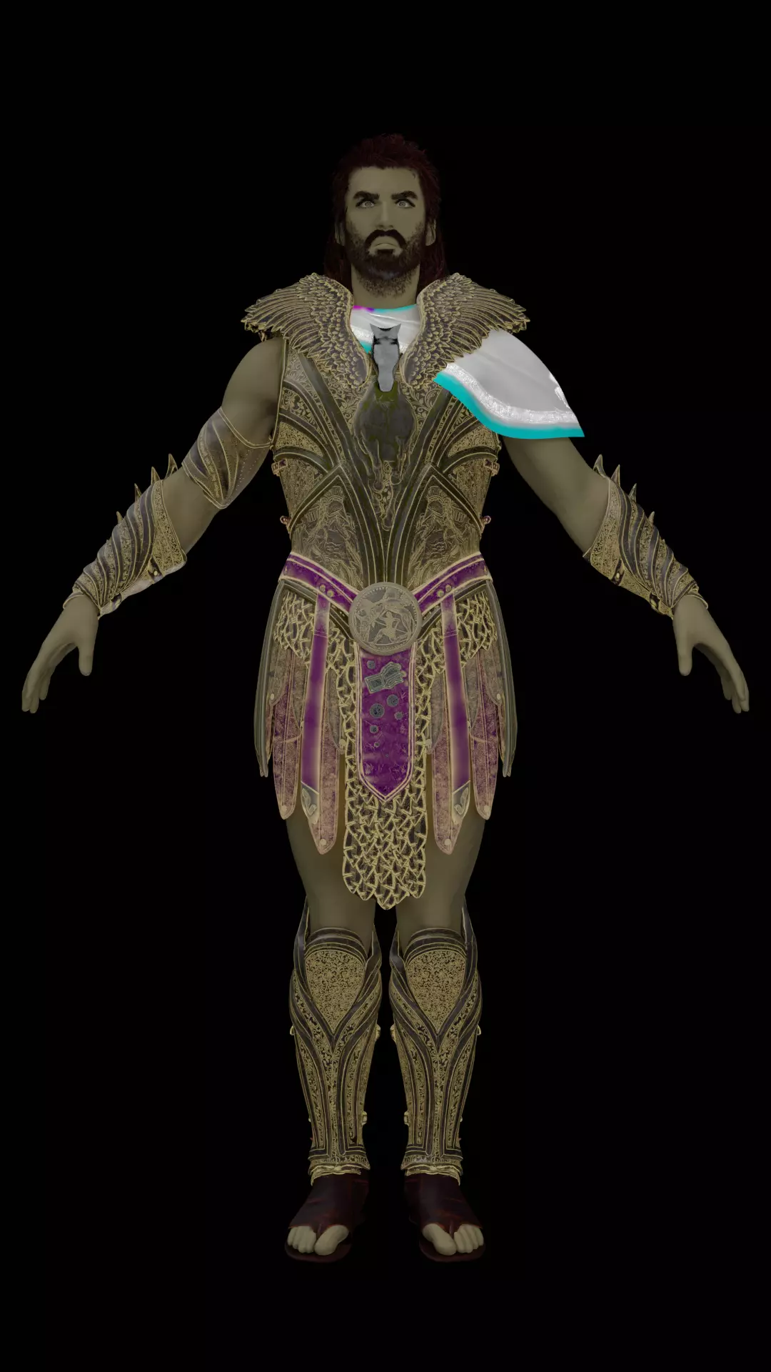 Alexios from Assassin creed odyssey 3D model_0