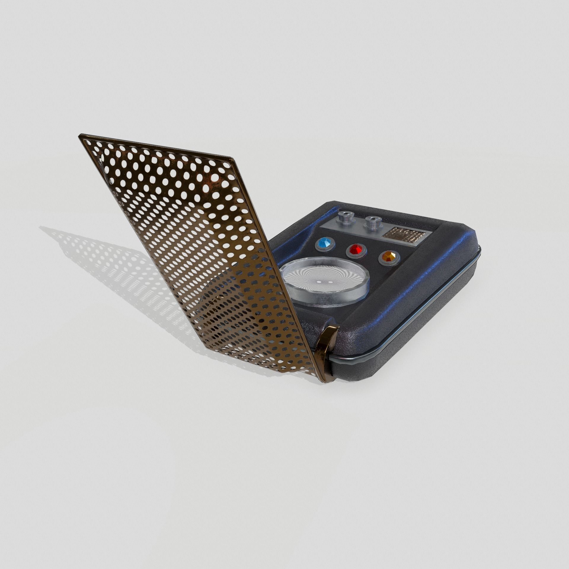  Sci-Fi Communicator PBR Low-poly 3D model_3