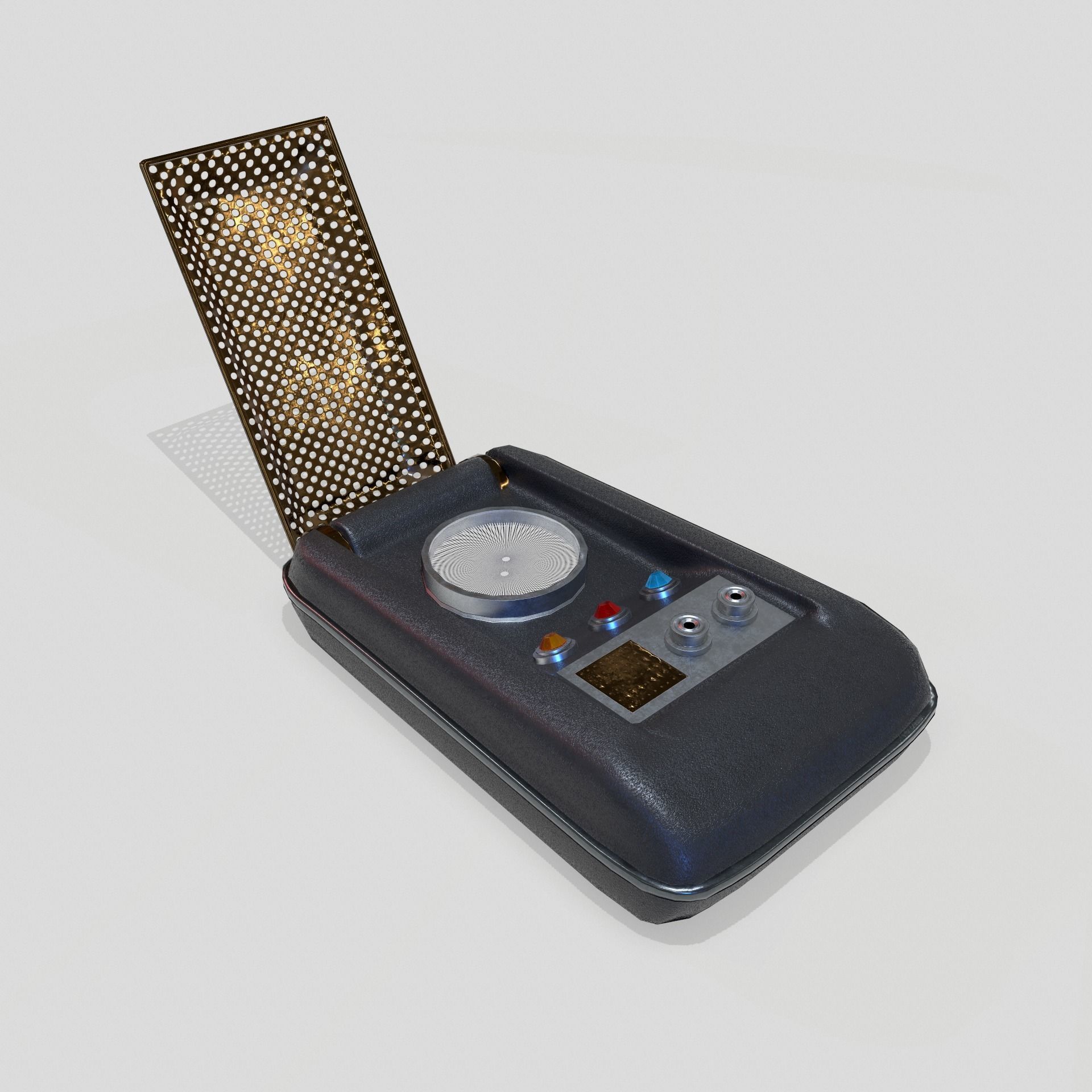  Sci-Fi Communicator PBR Low-poly 3D model_2