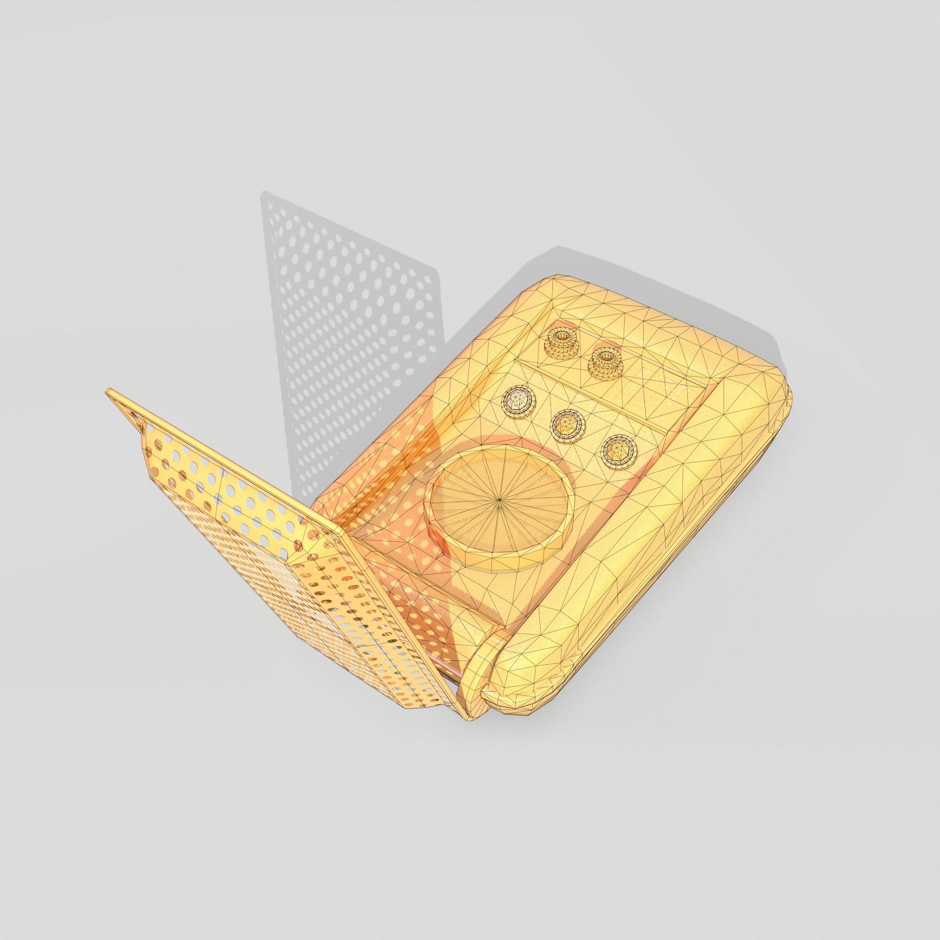  Sci-Fi Communicator PBR Low-poly 3D model_14