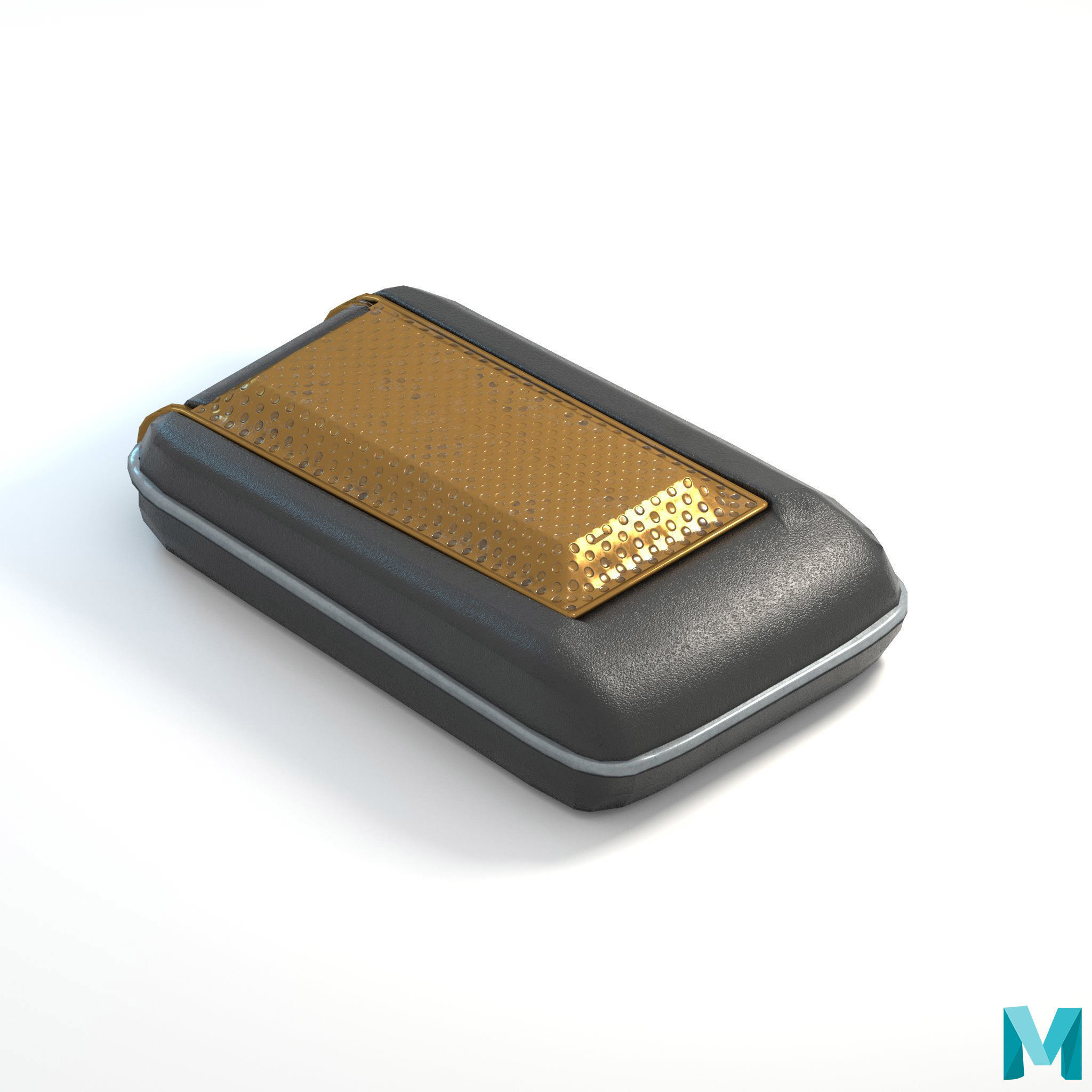  Sci-Fi Communicator PBR Low-poly 3D model_7