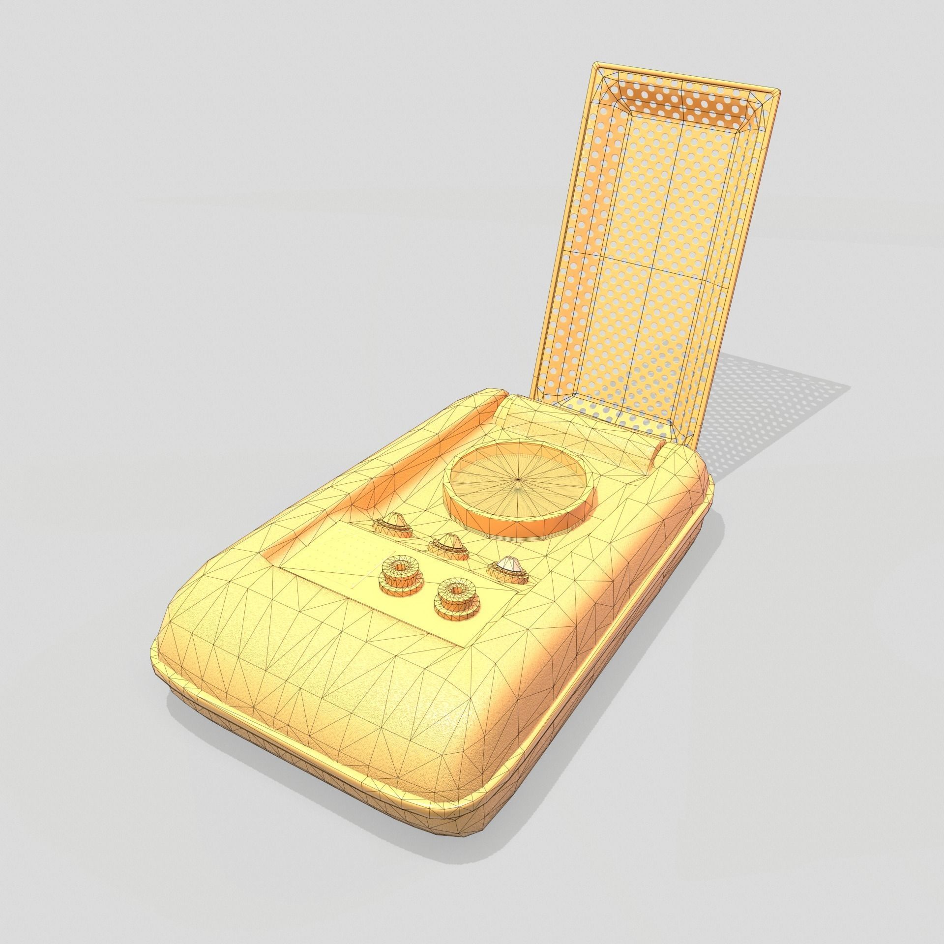  Sci-Fi Communicator PBR Low-poly 3D model_13