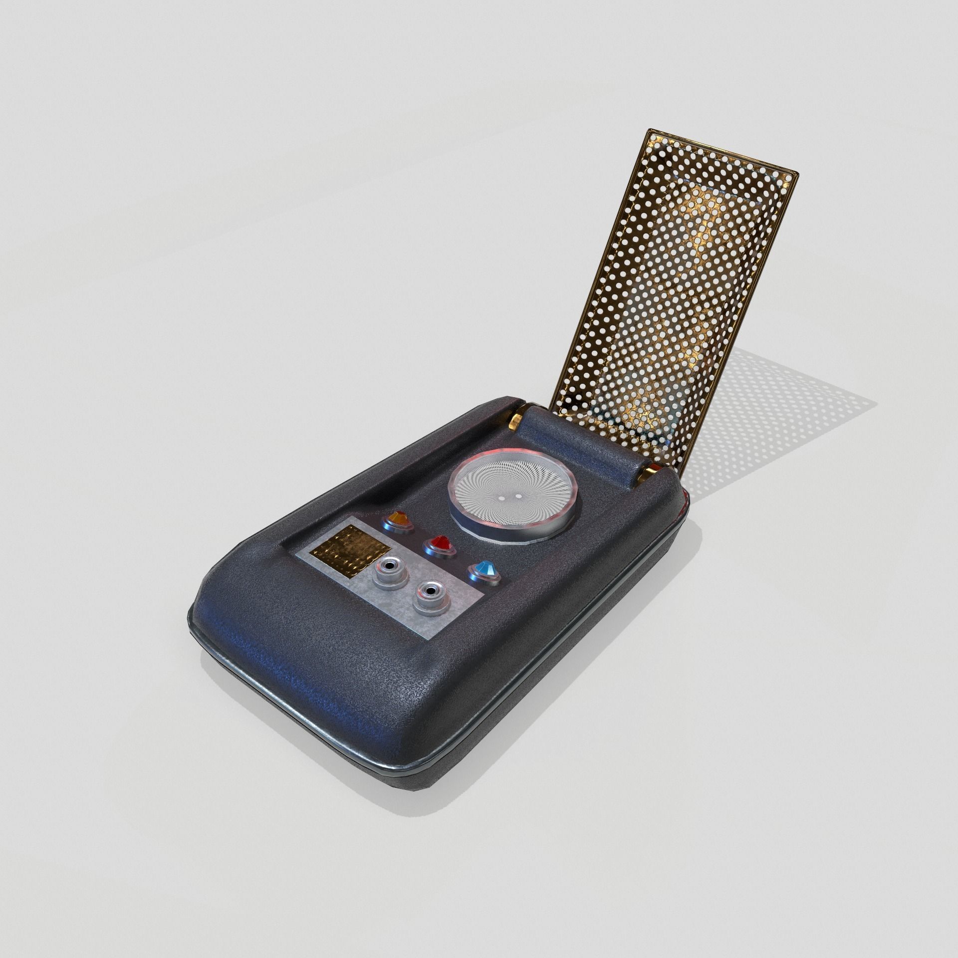  Sci-Fi Communicator PBR Low-poly 3D model_1
