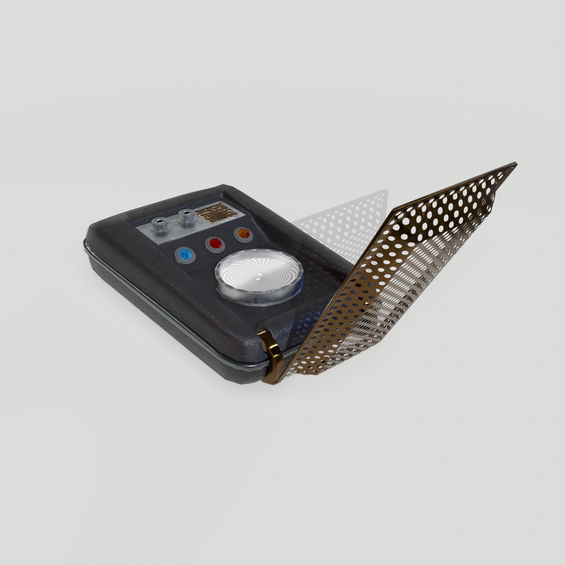  Sci-Fi Communicator PBR Low-poly 3D model_4