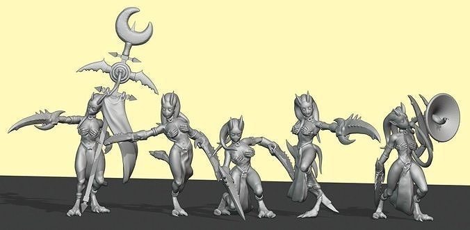 Pleasure Demon set 1 3D print model