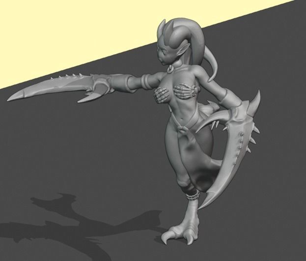 Pleasure Demon set 1 3D print model_3