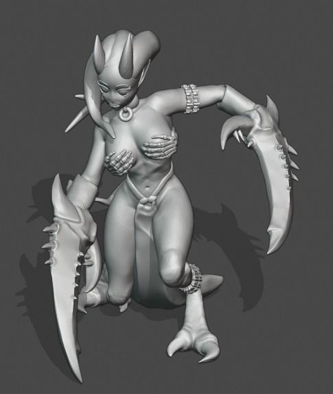 Pleasure Demon set 1 3D print model_5