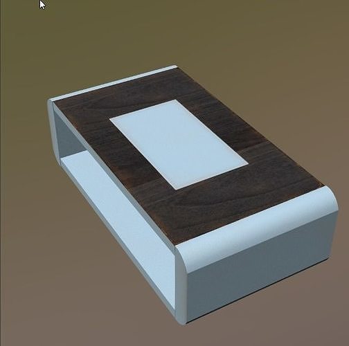 Coffee Table 5 Low-poly 3D model