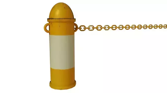 Street Bollard and chain