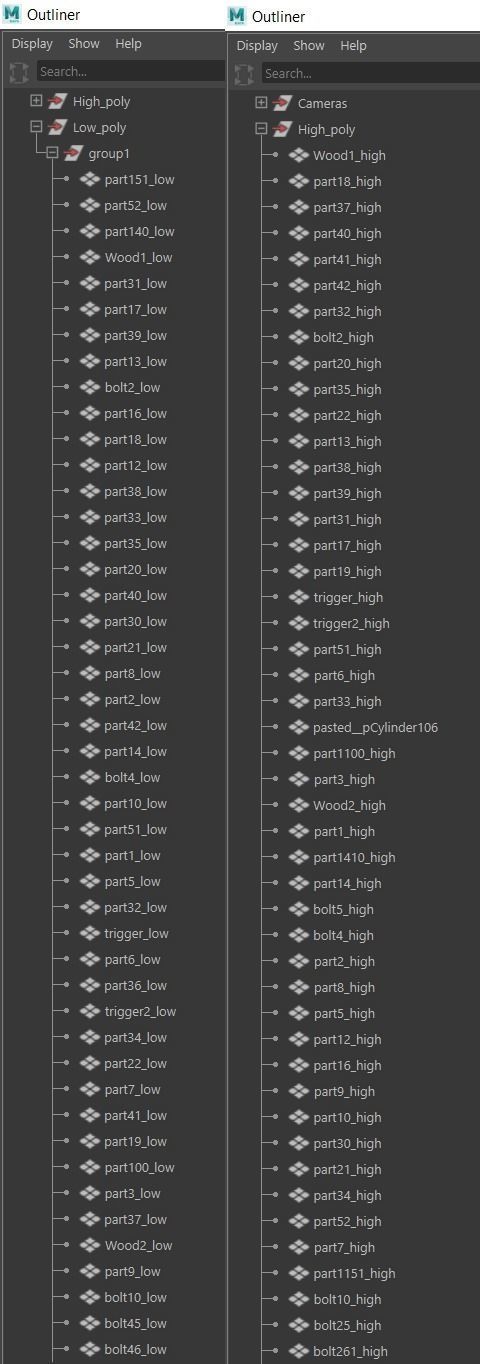 Crossbow Low-poly 3D model Low-poly 3D model_5