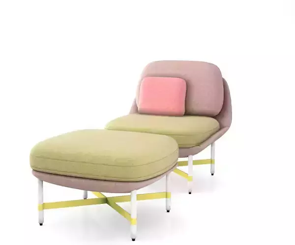 Ottoman chair by Moroso