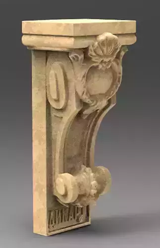 Corbel Decorative 1   3D model