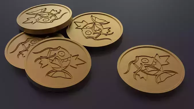 Pokemon -  Collectable Magikarp Coin 
