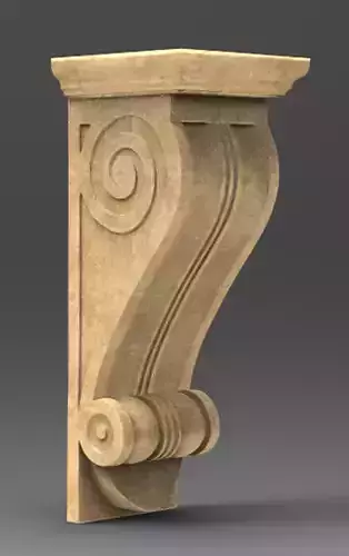 Corbel Decorative 3   3D model