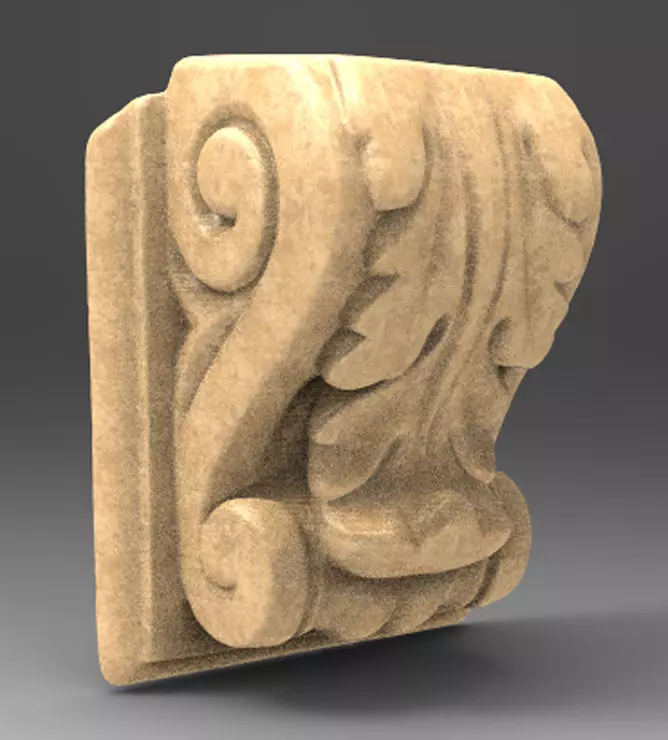 Corbel Decorative 4 3D model 3D print model_0