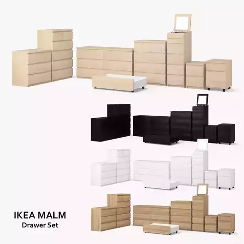 Malm Drawer Set