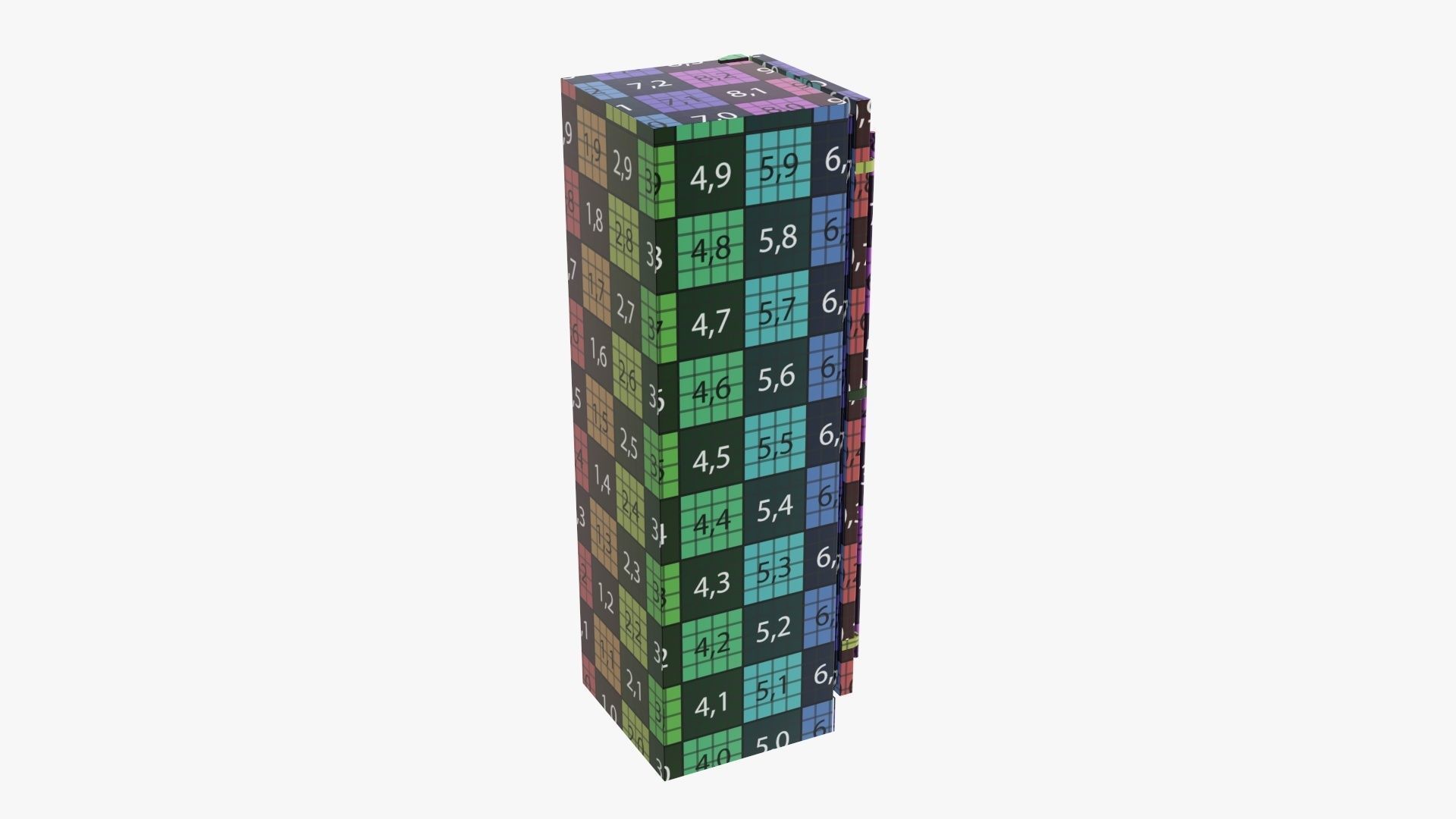 Refrigerator free-standing  3D model_11