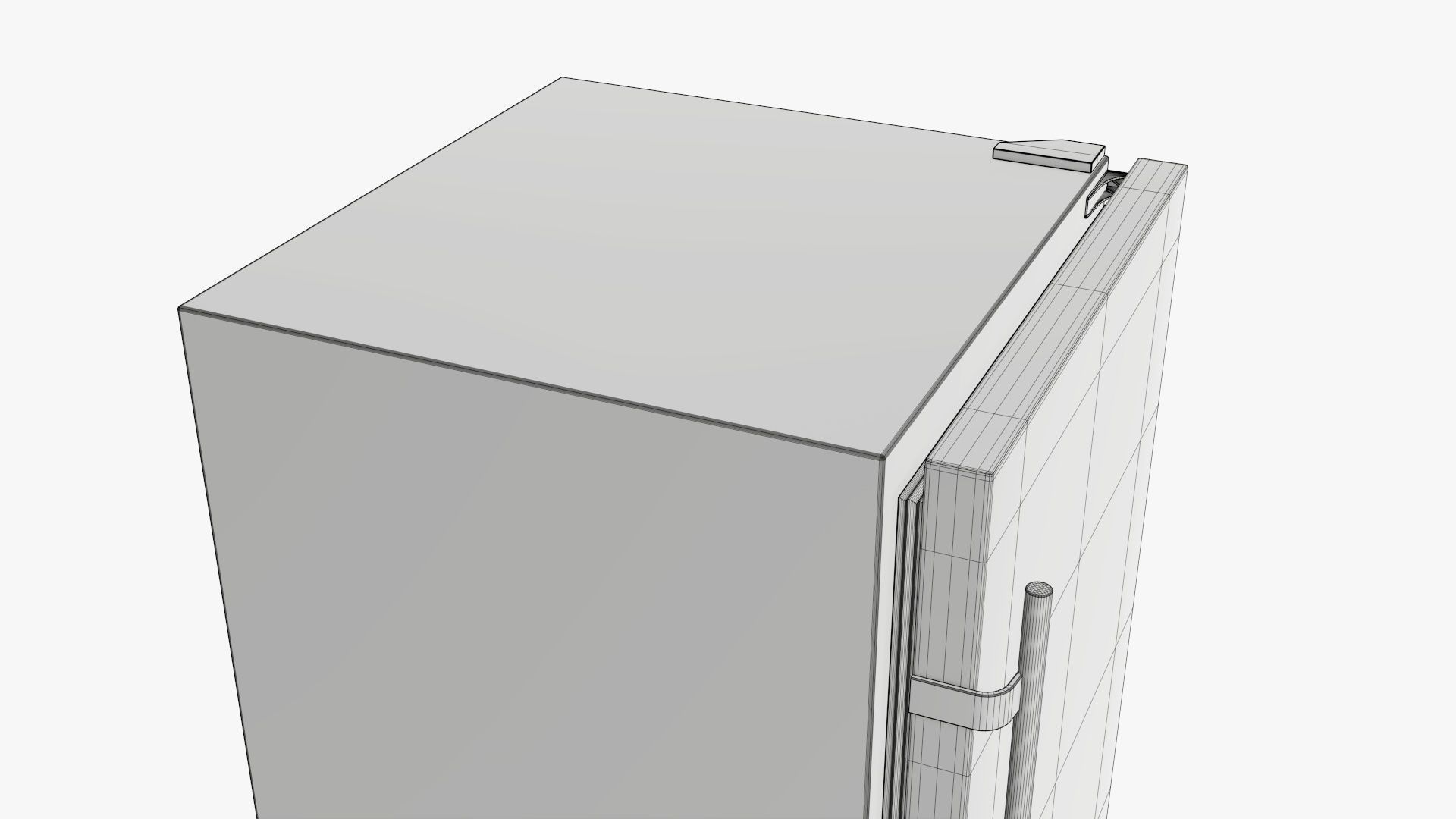 Refrigerator free-standing  3D model_7