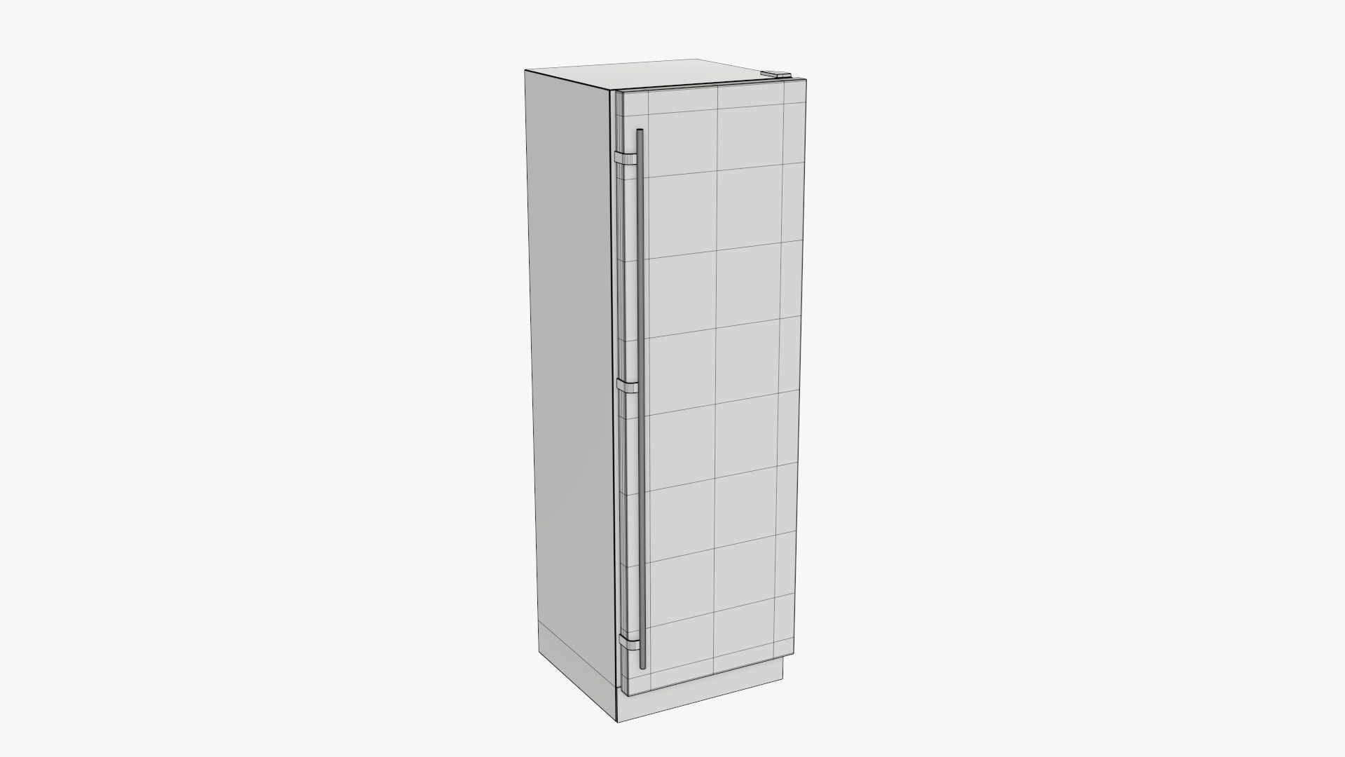 Refrigerator free-standing  3D model_5