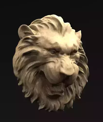 Lion Relief 2   3D model