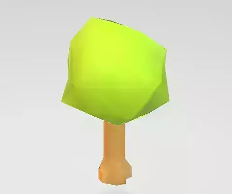 low poly tree