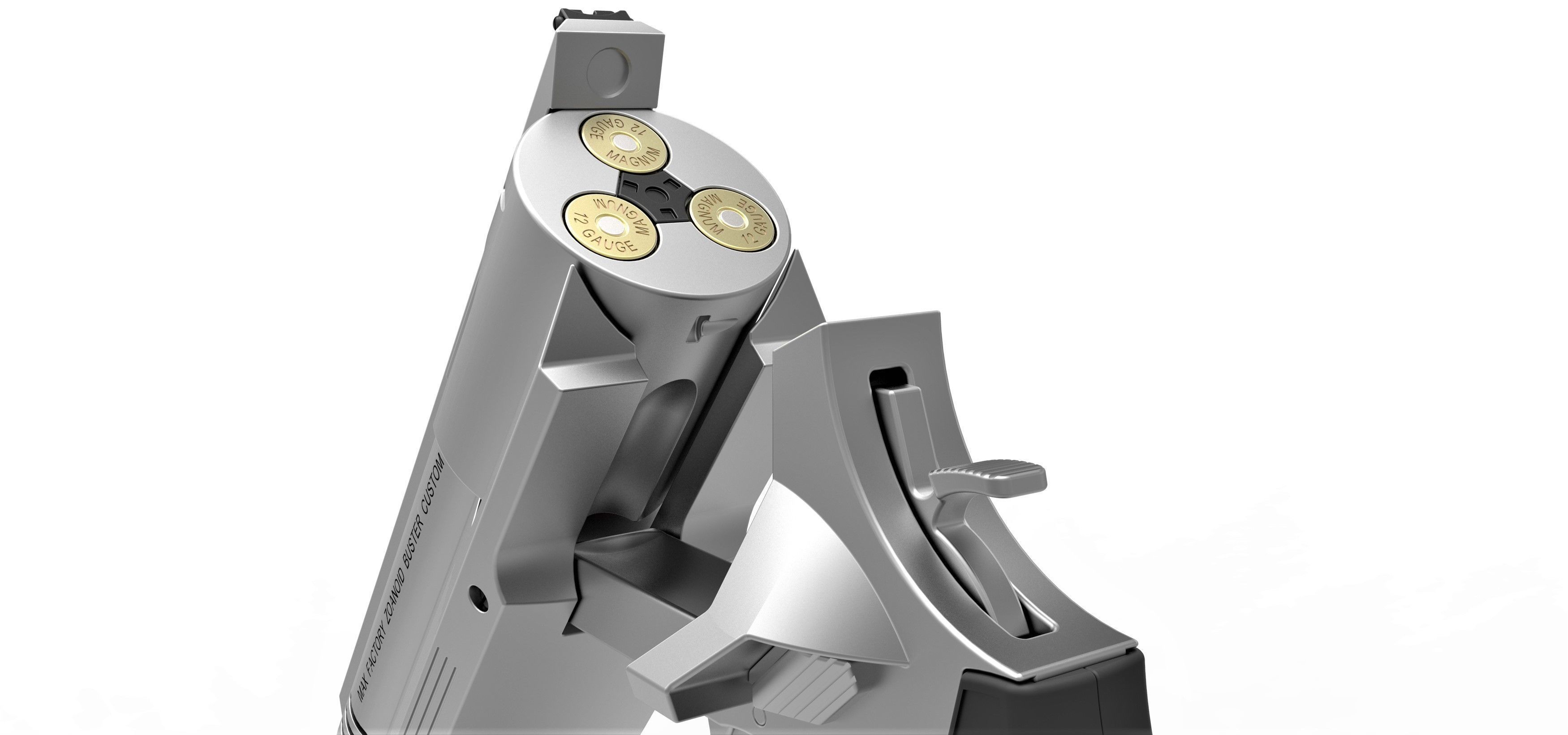 Zoanoid Buster revolver from the Guyver 3D model_18