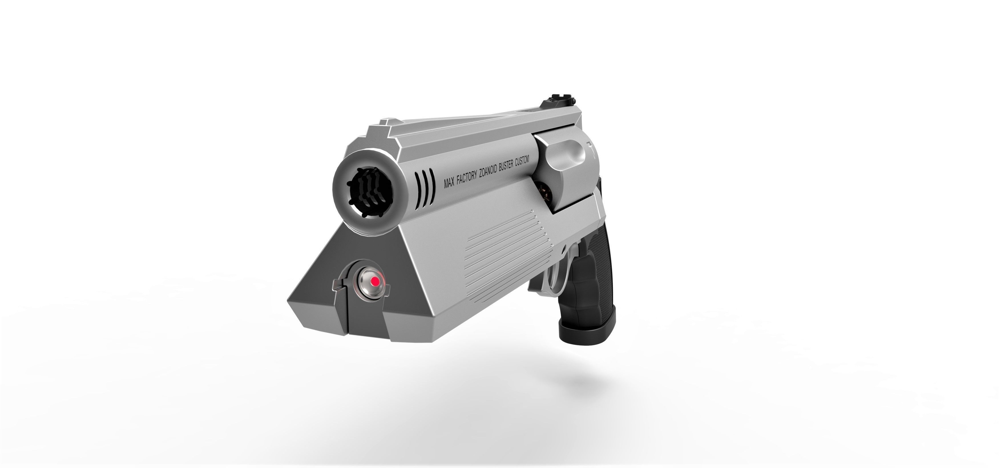 Zoanoid Buster revolver from the Guyver 3D model_5
