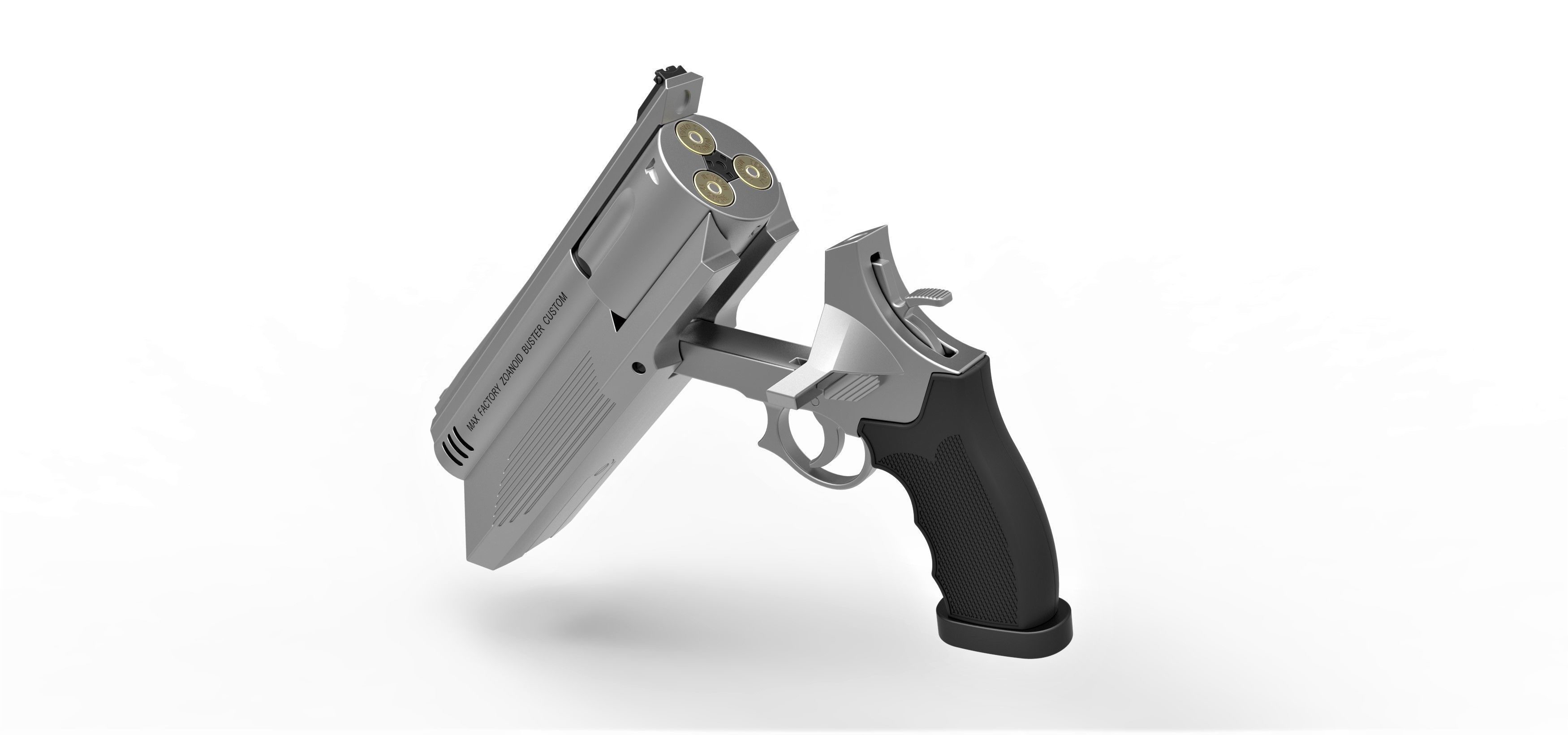Zoanoid Buster revolver from the Guyver 3D model_17