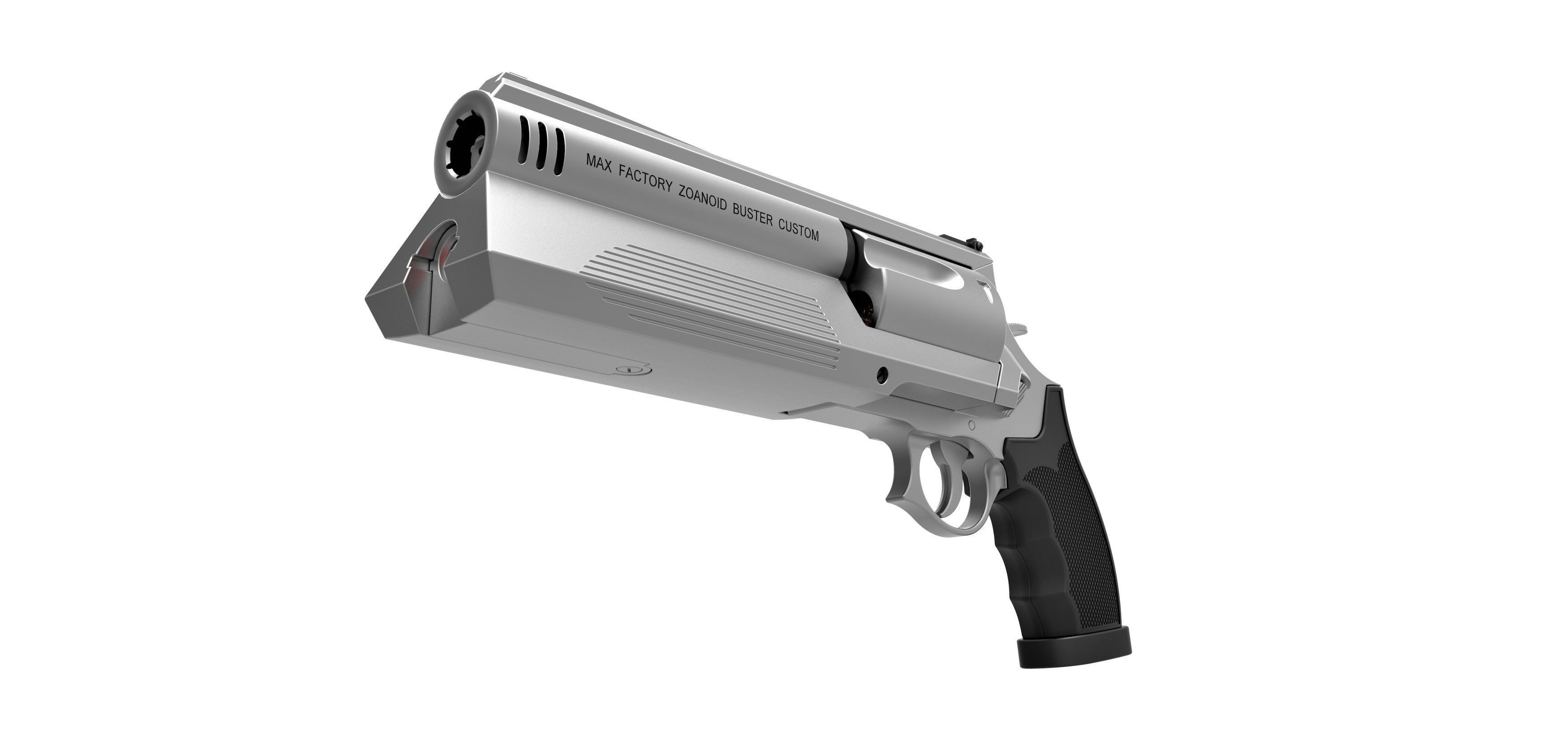 Zoanoid Buster revolver from the Guyver 3D model_4