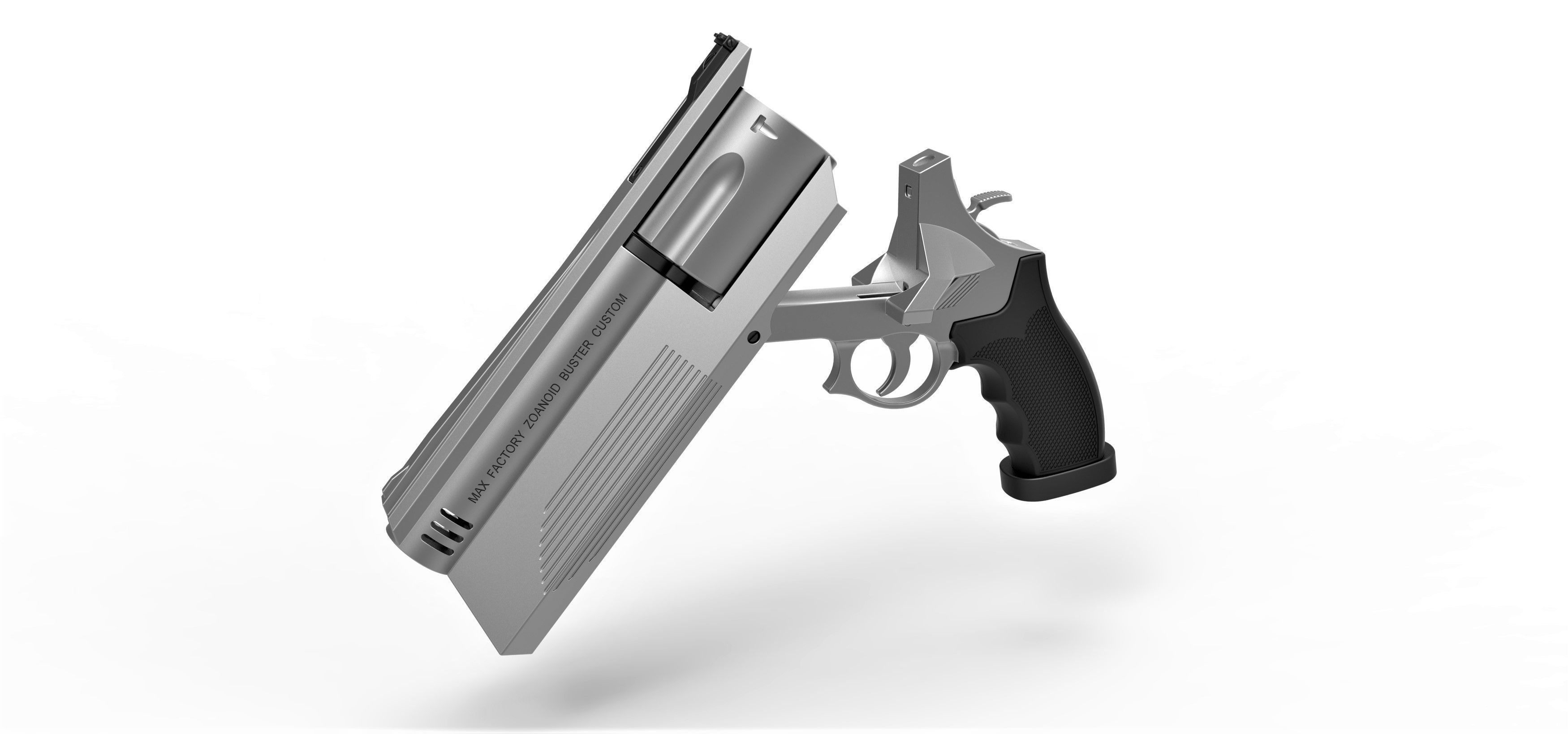 Zoanoid Buster revolver from the Guyver 3D model_15