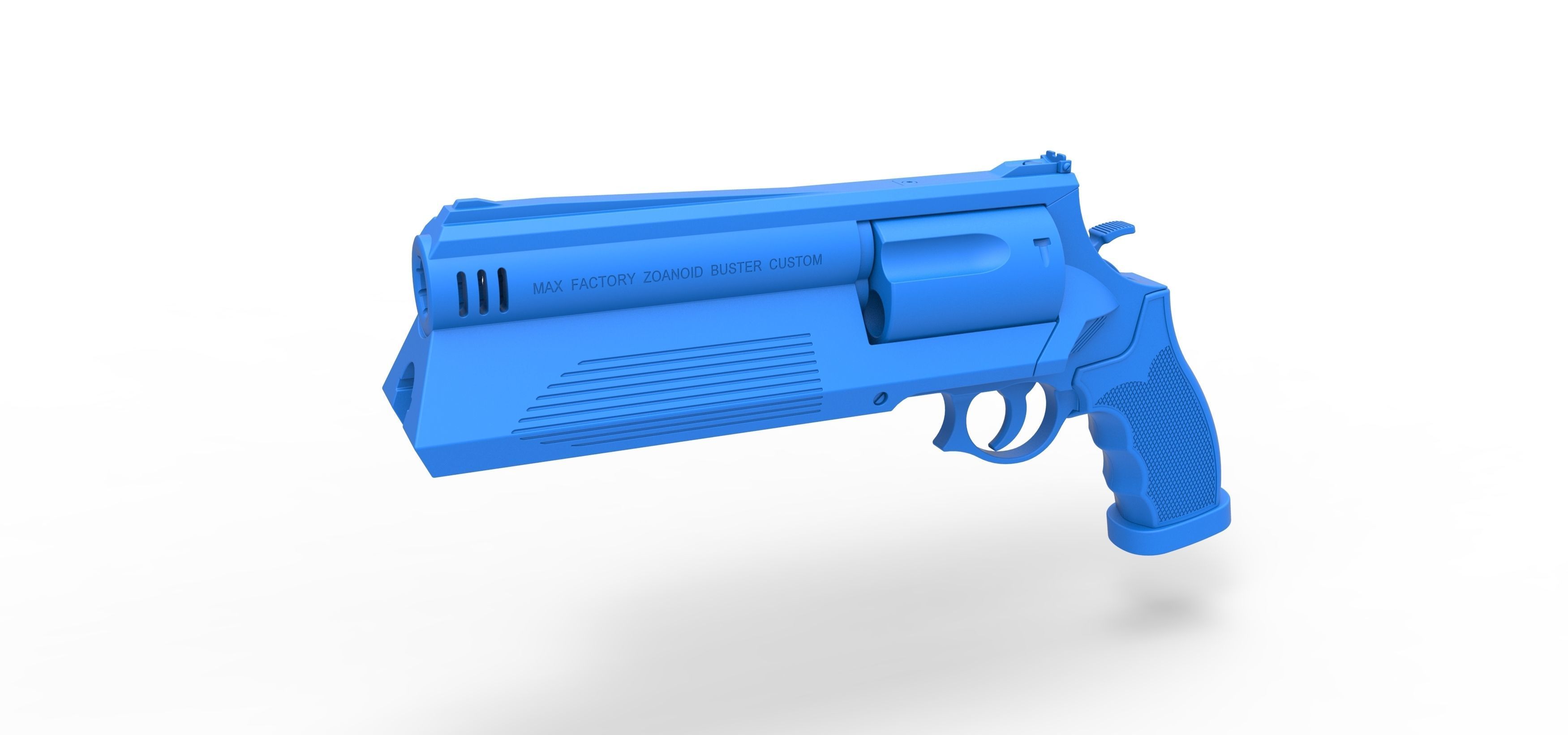 Zoanoid Buster revolver from the Guyver 3D model_20