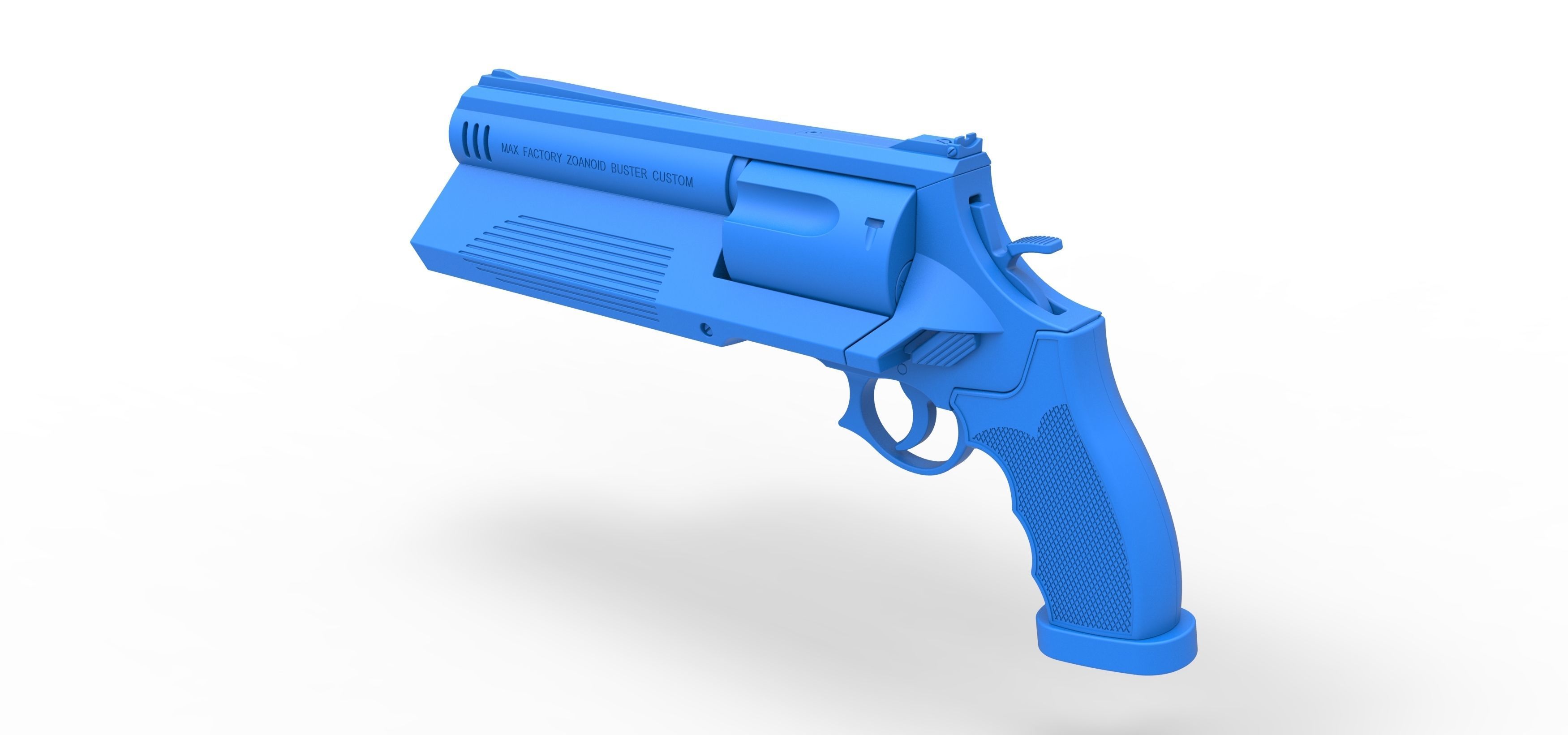 Zoanoid Buster revolver from the Guyver 3D model_22