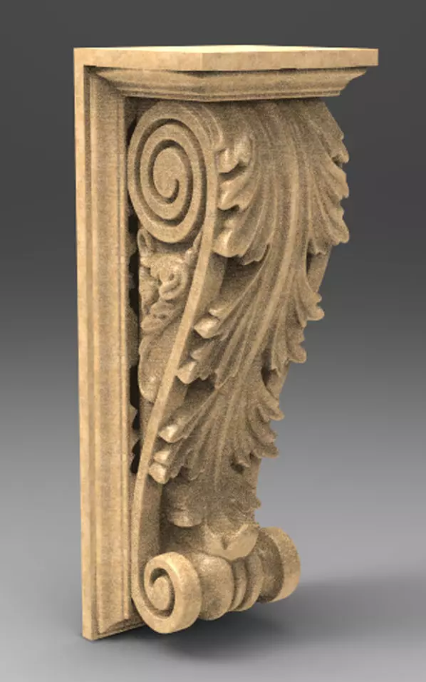 Corbel Decorative 6   3D model 3D print model_0