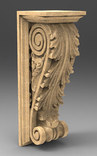 Corbel Decorative 6   3D model 3D print model
