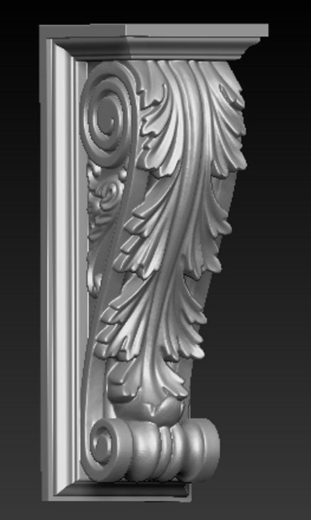 Corbel Decorative 6   3D model 3D print model_1
